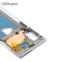 Cadre intermédiaire pour Samsung Galaxy Note 10+ Plus, cadre avant, boîtier avec adhésif