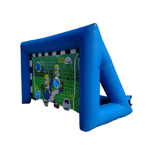 <span class=keywords><strong>But</strong></span> de football <span class=keywords><strong>gonflable</strong></span> portable personnalisable pour le poteau de cible de tir de football en fusillade avec porte pour les fêtes et les événements - Product Image 3