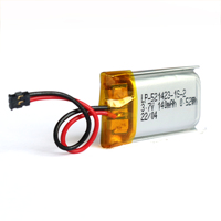 Pasokan pabrik OEM baterai LP-521423-1S-2 3.7Volt baterai Lithium pol baterai 140mAh baterai lithium ion isi ulang