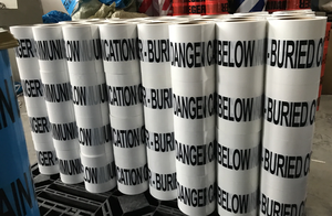 Multi-color free sample underground warning safety tape hot selling - Product Image 5