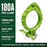 Pièces détachées pour camions pompe à béton d'occasion Type 180A, Raccord de serrage de tuyau, Pièces en fonte d'acier forgé pour machines, Vente en gros