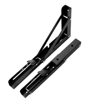 Support triangulaire pliable en acier inoxydable robuste pour étagère murale, plaque d'angle droit, couleurs personnalisées, stable, garantie 1 an