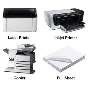 Autocollant format A4, découpe personnalisée, imprimé, 8,5x11 pouces, feuille de papier autocollant pré-découpée pour imprimante jet d'encre et laser - Product Image 5