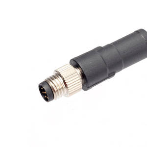 M8 3 4 5 6 8针插头1米聚氯乙烯电缆打开YF8U13-C60VA1M2A13传感器跳线电缆 - Product Image 3