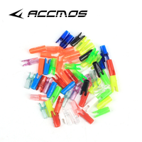 Nock en plastique pour flèches de tir à l'arc, compatible avec des diamètres de 3,2 mm/4,2 mm/5,2 mm/6,2 mm/8,0 mm, pour flèches en carbone ou aluminium