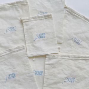 Custom Wholesale Cotton Dust Storage <b>Pouch</b> Natural Color Cotton <b>Drawstring</b> Bag <b>Pouch</b> - Product Image 1