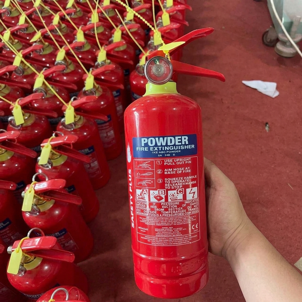 1kg Fire Extinguisher ABCE Dry Powder