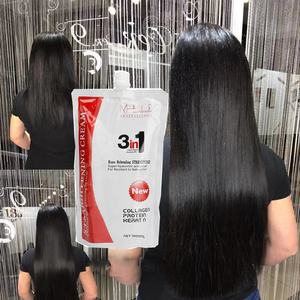 Crema Alisadora y Reparadora de Cabello Africano con Colágeno JINGXIN, Alisado Permanente en Un Solo Paso, 3 en 1 - Product Image 6