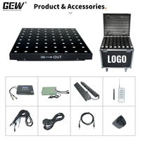 Piste de danse LED numérique magnétique portable avec télécommande DMX512 sans fil Pixel SD PC et accessoires