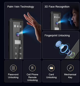 Tysh tuya Khóa vân tay kỹ thuật số thông minh khóa sinh trắc học Tự động thẻ <span class=keywords><strong>IC</strong></span> RFID Kết hợp ứng dụng wifi Khóa Cửa An Ninh Gia Đình - Product Image 2