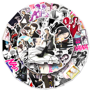 50 Uds. Pegatinas de funda de teléfono caliente de fábrica <span class=keywords><strong>Manga</strong></span> periférica decoración creativa pegatinas <span class=keywords><strong>NANA</strong></span> personalizadas baratas - Product Image 6