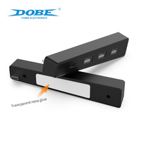 DOBE Fourniture directe d'usine Type-C USB2.0 HUB USB à quatre ports pour console de jeu PS5 Accessoires de jeu