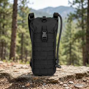 MOLLE 1000D Cordura Nylon Black Water <b>Bladder</b> Pouch Insulated <b>Hydration</b> Reservoir Sleeve Rugged Outdoor Liquid Carrier Backpack - Product Image 2