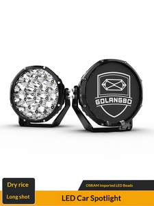 Projecteur LED avant pour SUV Lang Boyue Seven Thousand One Hundred Eighty-Five 145W, monté sur le montant A, faisceau de route, télécommande, clignotant - Product Image 2