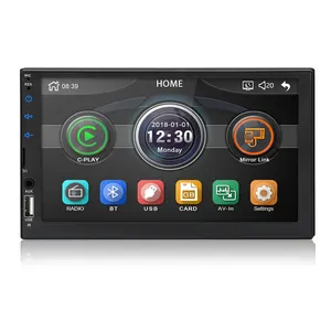 新产品CL-7049D 2 Din 7英寸全触摸屏支持汽车游戏镜像链接Android和Apple USB FM