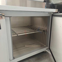 Comptoir réfrigérant pour pizza, salade, sandwich, avec dessus en marbre, vitrine réfrigérée, table de préparation avec dessus en verre, réfrigérateur, congélateur, refroidisseur