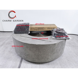 <span class=keywords><strong>Inno</strong></span> fuoco acciaio inox e GFRC all'aperto bioetanolo camino rotondo manuale bruciatore tavolo fuoco - Product Image 4