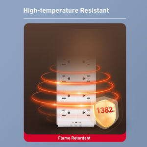 לוח כוח 2 1.8 מ 'מתח מגן הרחבה 8-כיווני 125 כבל v רב v הגנה עומס שקע 15a עבור הבית - Product Image 3