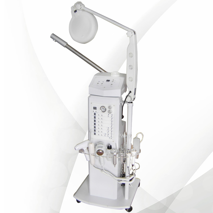 Instrumento de belleza facial multifunción con exfoliador de piel ultrasónico Limpieza profunda Levantamiento facial Reafirmante de la piel Hidratante facial