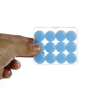 Tapones para los Oídos de Silicona para Viajes, Dormir, Estudiar, Nadar, Tapones para los Oídos Encerados para Exámenes, Aprendizaje, Anti-<span class=keywords><strong>ruido</strong></span> - Product Image 1