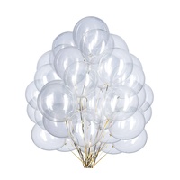 Décorations de fête pour enfants, ballons en latex transparent Feng Che de 12 pouces, lot de ballons transparents pour la Saint-Valentin