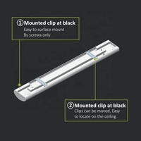 600mm 1200mm 1800mm Installation facile Lampe à latte d'éclairage linéaire 40w 60w Led Lumière à latte linéaire pour le bureau de l'école