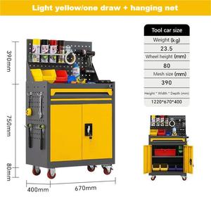 Düşük maliyetli çok fonksiyonlu oto tamir atölyesi kabine arabası demir Metal Modern tasarım alet kutusu arabası ayarlanabilir depolama - Product Image 4