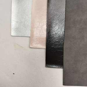 Muestra gratis al por mayor retro esmerilado mate ecológico tapicería sintética Semi PU cuero para sofá, muebles, cartera - Product Image 2