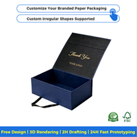 Cajas de Regalo de Lujo Impermeables de Alta Gama OEM, Embalaje Rígido, Materiales Reciclados, Ecológicas, Reutilizables y Personalizables