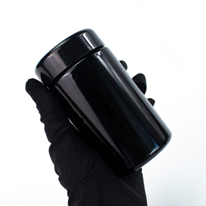 ขวดครีมแก้วสีชาทรงกลมขนาด 50 มล. 100 มล. 150 มล. 200 มล. 250 มล. 500 มล. พร้อมฝาสีทอง กล่องแก้วสำหรับเก็บครีมบำรุงรอบดวงตา - Product Image 5