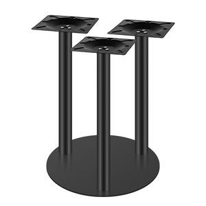 Factory Direct Sale Heavy Metal Iron Table Base Black Paint Round Table Leg Commercial Restaurant Coffee Shop Hotel Table Leg. - Product Image 2