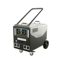Générateur solaire à onde sinusoïdale pure 6000W LiFePO4, démarreur de secours, lampe torche, télécommande, grande capacité, compatible voiture, MPPT