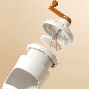 Wholesale Portable Manual Ice Crusher Small Kitchen Bar Tool for Smoothie <b>Maker</b> Sustainable Plastic Hand Crank Drink Blender - Product Image 4