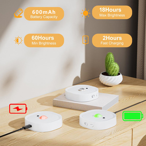 Iluminación Bajo Muebles, Lámpara Recargable con Sensor de Movimiento y Control Remoto, 12 Colores RGB, Luz Magnética Adhesiva para Cocina - Product Image 6