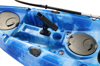 Kayak de pêche monoplace en HDPE de 9 pieds, écologique, durable, très demandé et à prix abordable, en vente