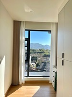 Fenêtres fixes en aluminium élégantes et modernes pour des maisons stylées