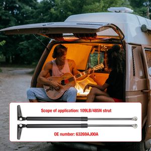 2 uds puntales de Gas de compuerta trasera para 2010-2014 <span class=keywords><strong>Subaru</strong></span> Outback Legacy Truck Trunk Struts Spring Shocks - Product Image 4