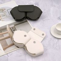 Étui de protection magnétique élégant pour écouteurs, en cuir PU créatif, sac de rangement étanche pour casque supra-auriculaire