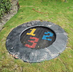 <span class=keywords><strong>Trampoline</strong></span> encastré Qunzhen personnalisé pour parc, design coloré, avec logo OEM - Product Image 2