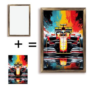 Cuadro de 20x30cm con Marco de Madera de la <span class=keywords><strong>Laguna</strong></span> de <span class=keywords><strong>Bora</strong></span> <span class=keywords><strong>Bora</strong></span> - Product Image 1