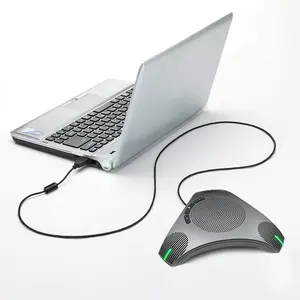 2022 Offre spéciale Haut-parleur de conférence USB avec microphone Haut-parleur d'ordinateur pour ordinateur portable PC Zoom Skype