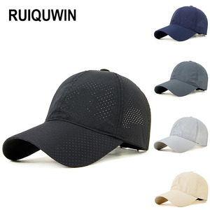 RUIQUWIN 2025 여름 큰 머리둘레 유니섹스 야구 모자 통기성 자외선 차단 러닝 캡 캠핑 야외 여행용 - Product Image 1