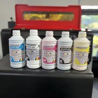 Hanrun 100ml/1000ml papier d'encre fluorescente néon DTF pour tête d'impression Epsn I3200 4720 pour impression par transfert