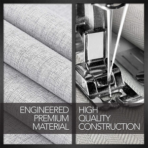 <span class=keywords><strong>Cortinas</strong></span> de lino texturizadas <span class=keywords><strong>para</strong></span> oscurecimiento de habitación completa con aislamiento térmico, <span class=keywords><strong>cortinas</strong></span> de ventana completamente opacas <span class=keywords><strong>para</strong></span> <span class=keywords><strong>la</strong></span> sala de estar, dormitorio - Product Image 5