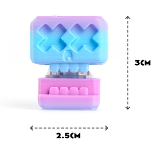 Vashine 3d מודפס צבעוני שלד Pla צבעוני להתמודד עם 3d מודפס מתח קישוט צעצוע מתגים יצירתיות toi - Product Image 4