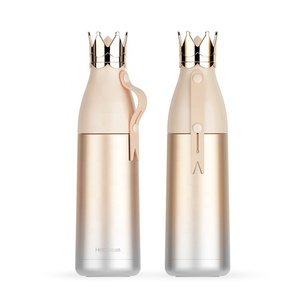 350ML Couronne Forme Vide Bouteille Thermique En Acier Inoxydable Bouteille D'eau Voyage Thermo Tasse Cadeau Créatif Tasse Pour Les Femmes Amateurs - Product Image 4