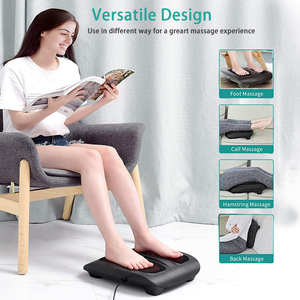 La mejor máquina vibradora de masaje de pies con acupuntura con cojín de soporte térmico, rodillo de reflexología para la circulación de la espalda y las piernas - Product Image 3