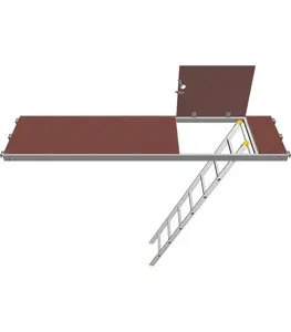 Alu层平台活板门和梯子/铝板梯子