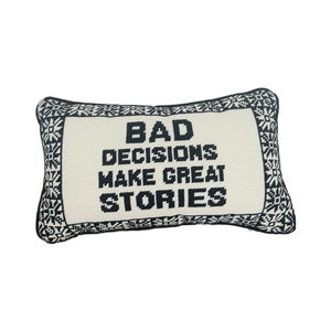 Oblong gối với Thêu quyết định xấu làm cho câu chuyện tuyệt vời needlepoint <span class=keywords><strong>Cross</strong></span> <span class=keywords><strong>Stitch</strong></span> cho trang trí & ném sử dụng - Product Image 5