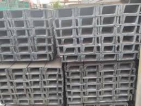 Profilés en U et sections en U galvanisés SS400 SM490, dimensions personnalisées pour système de support d'entrepôt